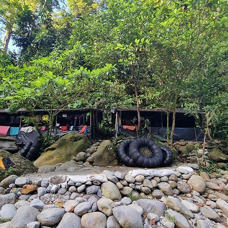 Lucky Bamboo'Bungalows-Resto And Orangutan Jungle Trekking Tours Bukit Lawang Exterior foto